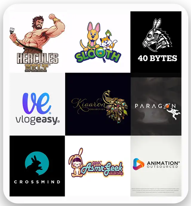 Websites Designs Agency graphic design visual asset - Animated Logos
